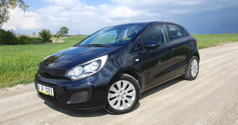 Kia Rio cena 23999 przebieg: 149850, rok produkcji 2012 z Trzciel małe 466